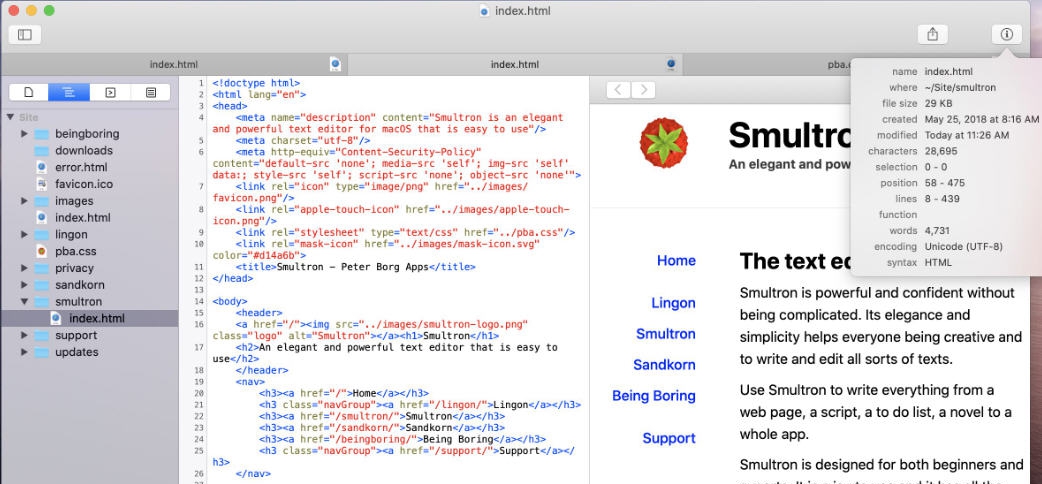 Smultron for Mac v12.5