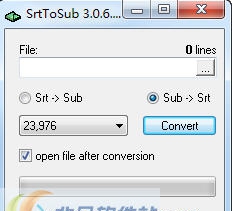 SrtToSub v3.0.6.9