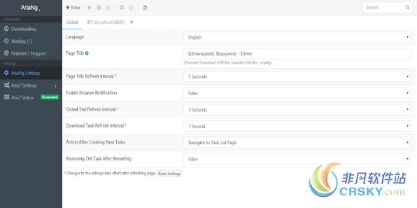 Aria2 for Chrome v1.3.5