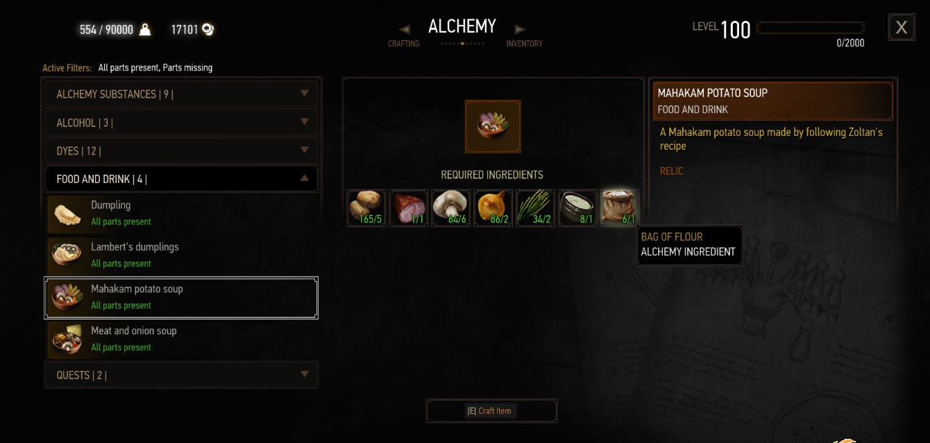 巫师3添加全新的餐食mod v2.27