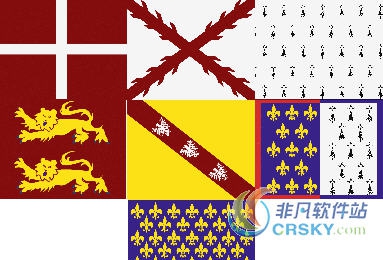 骑马与砍杀2法国地区旗帜包MOD v2.08