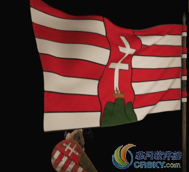 骑马与砍杀2红底银双十字架旗帜MOD v1.08