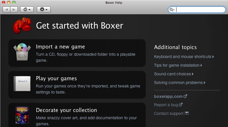 Boxer for Mac v1.4.6