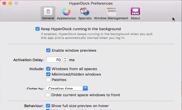 HyperDock for Mac v1.8.3