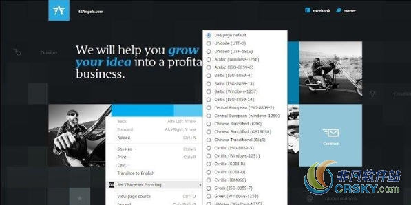 设置字符编码 for Chrome v0.56