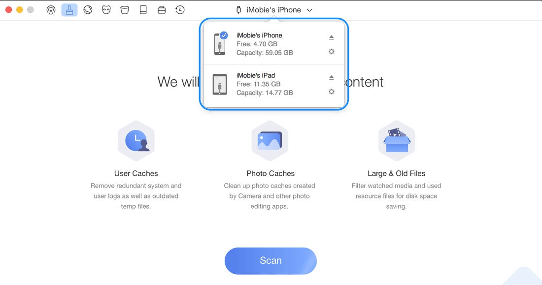 PhoneClean for Mac v5.5.5