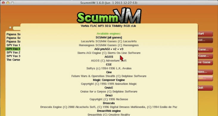ScummVM for Mac v2.1.10