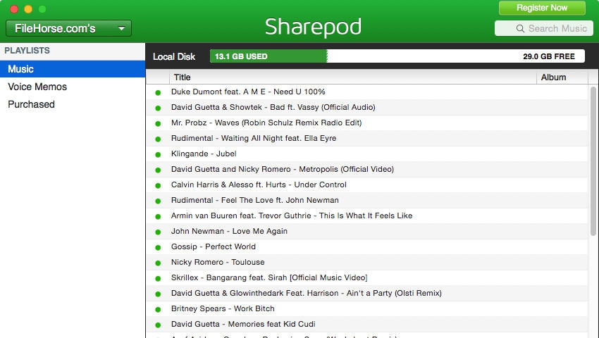 Sharepod for Mac v4.3.9