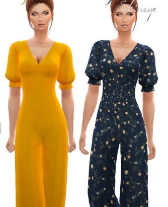 模拟人生4女性阔腿美丽连衣裙MOD 2.3.8