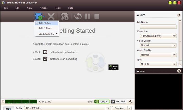 4Media HD Video Converter(视频转换器) 7.8.6