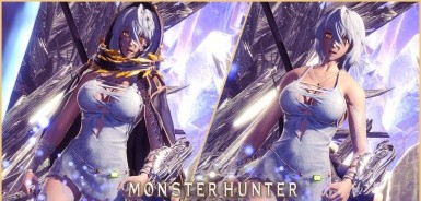 怪物猎人世界冰原裂衣小姐姐Io人物MOD v3.9