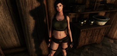 上古卷轴5天际重制版清凉军装女性随从mod v1.21