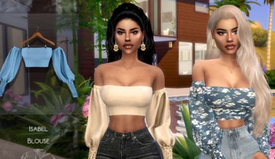 模拟人生4性感女士抹胸露肩衣MOD v1.96