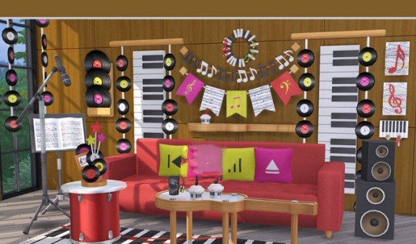模拟人生4音乐派对风格装饰mod v3.40