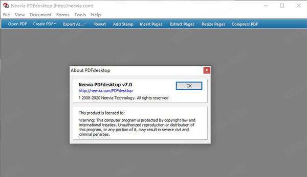 Neevia PDFdesktop(PDF文件编辑软件) v7.0.6