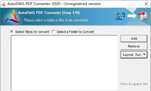 DWG转PDF工具AutoDWG DWG2PDF Converter 2020 v5.65