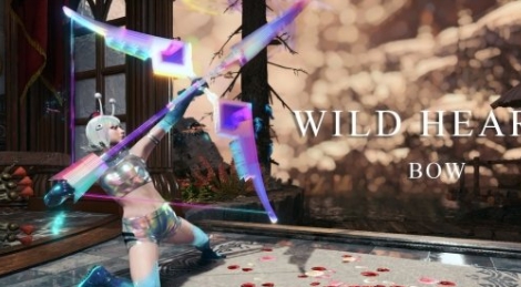 怪物猎人世界冰原炫彩的狂野之心弓箭MOD v3.92