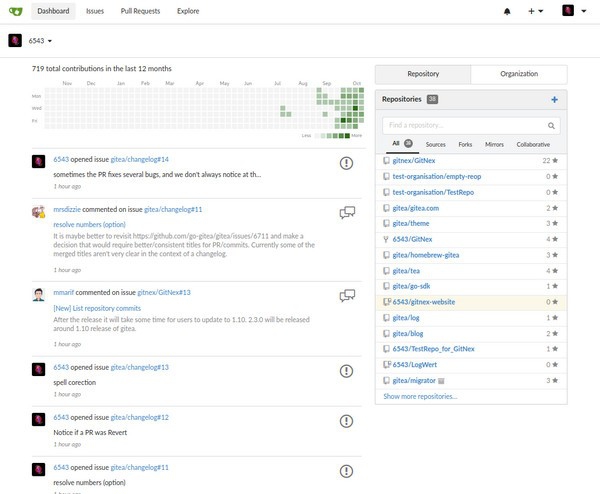 Gitea(Git托管服务) v1.12.7