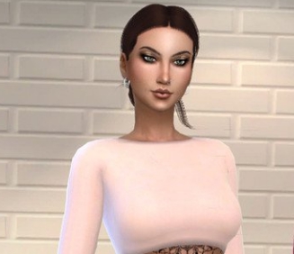 模拟人生4女性纯色花边服装MOD v1.37