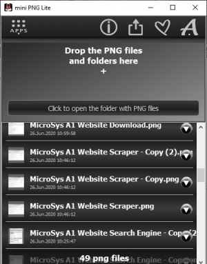 PNG图片压缩工具mini PNG Lite v1.4