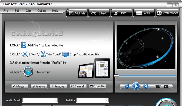 Emicsoft iPad Video Converter(IPAD视频转换器) v4.1.20