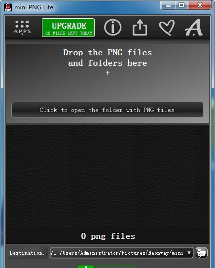 mini PNG Lite(PNG压缩软件) v1.5