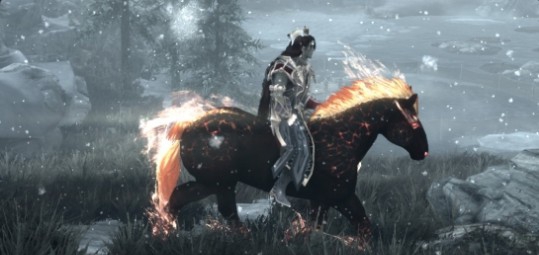 上古卷轴5重制版烈焰马奔跑姿势MOD v2.58