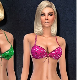 模拟人生4爱心闪片泳装MOD v2.8