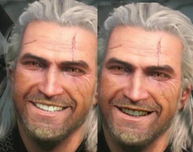 巫师3狂猎杰洛特牙齿美白MOD v2.72