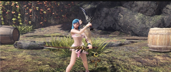 怪物猎人世界冰原飞龙银月双刃MOD v2.58