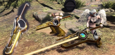 怪物猎人世界冰原神剑莫纳德纹理包MOD v2.54