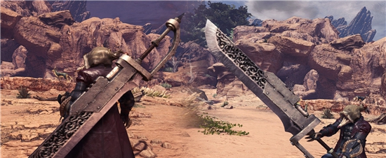 怪物猎人世界冰原绚辉盾斧大剑MOD v3.63