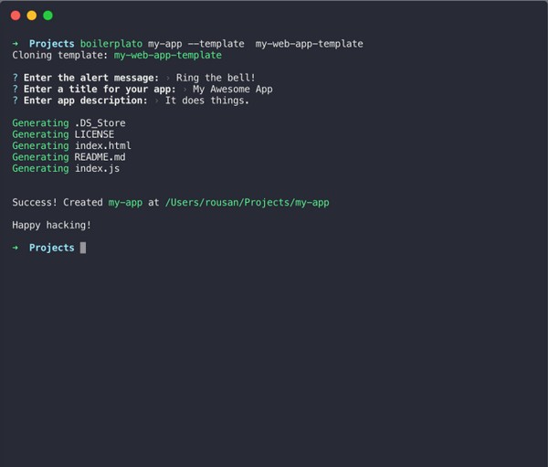 Boilerplato(样板源代码生成工具) v1.0.8
