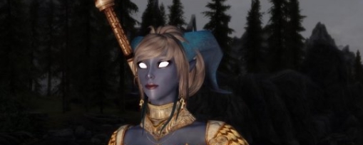 上古卷轴5重制版清凉德莱尼随从MOD v1.20