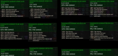 巫师3狂猎改进的巫师剑MOD v2.88