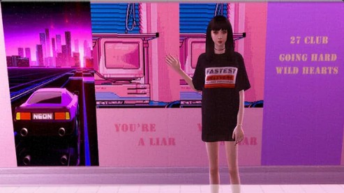 模拟人生4蒸汽波风格壁纸MOD v2.90