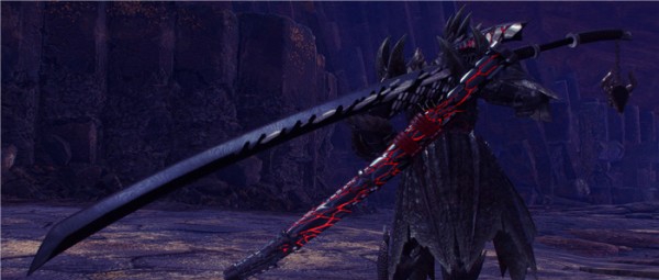 怪物猎人世界冰原帅气天彗龙武士刀MOD v1.95