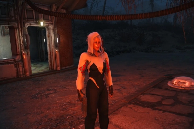 辐射4SpiderGwenOutfitStudio服装MOD v3.24