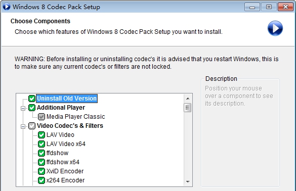 Windows 8 Codec Pack(Win8视频解码器) v2.1.13