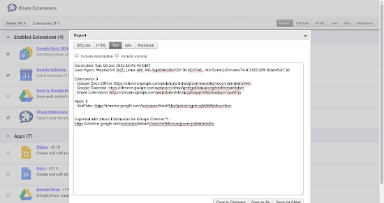 Share Extensions插件备份分享 v0.1.16