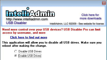 USB Disabler(USB接口启用禁用工具) v1.6
