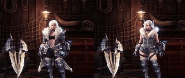 怪物猎人世界冰原轻巧的霜牙重剑护甲MOD v2.50