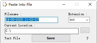 复制内存保存工具Paste Into File v1.9
