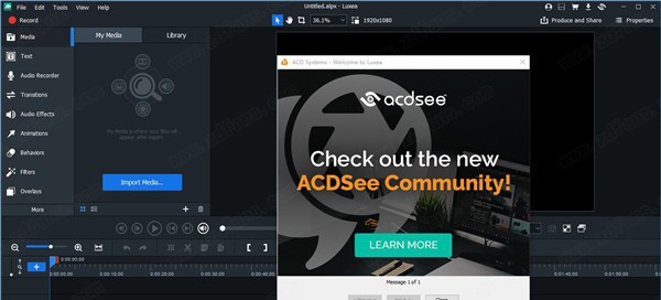 ACDSee Luxea Video Editor(视频编辑处理工具) v5.5