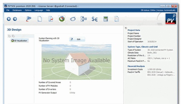 PVSOL Premium(光伏仿真软件) v202017
