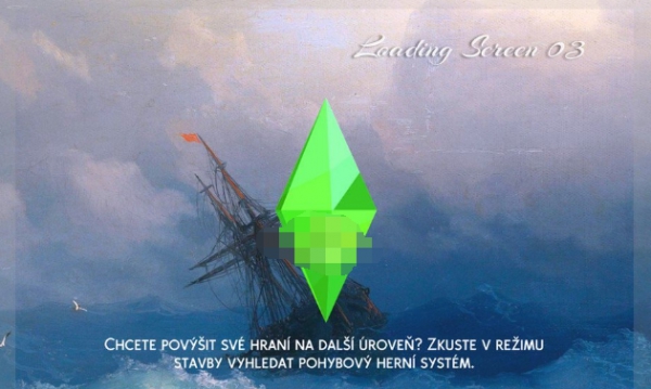 模拟人生4大海加载界面MOD v1.60