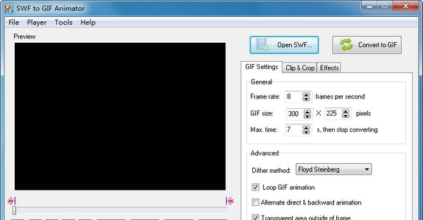 SWF to GIF Animator(SWF转gif) v1.5