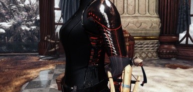 怪物猎人世界冰原赛博朋克风女性紧身衣MOD v1.49