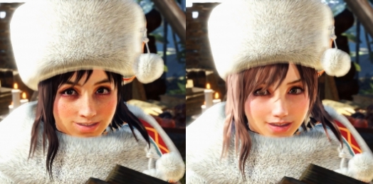 怪物猎人世界冰原更可爱的脸部模型MOD v3.89