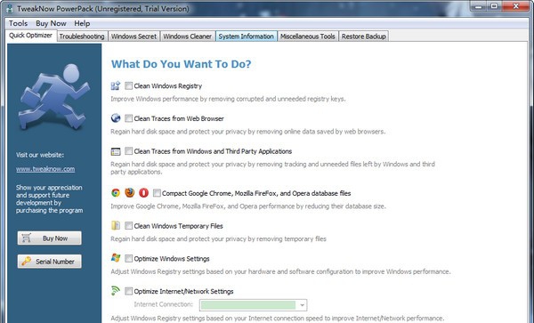 TweakNow PowerPack(系统优化工具) v4.67